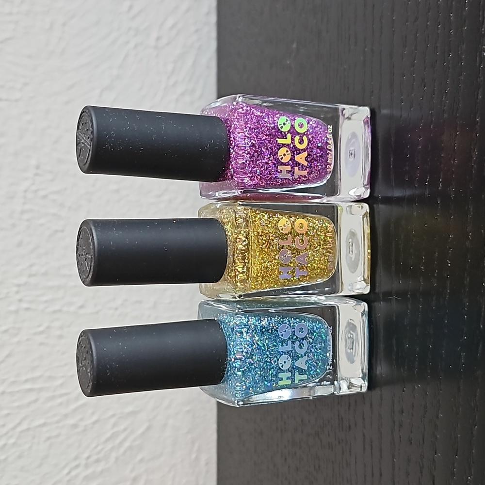 Holo Taco limited edition 1st anniversary holo flakie set